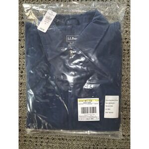 LL Bean Newburyport Microfiber Jacket XL Regular Mariner Blue NWT Windbreaker